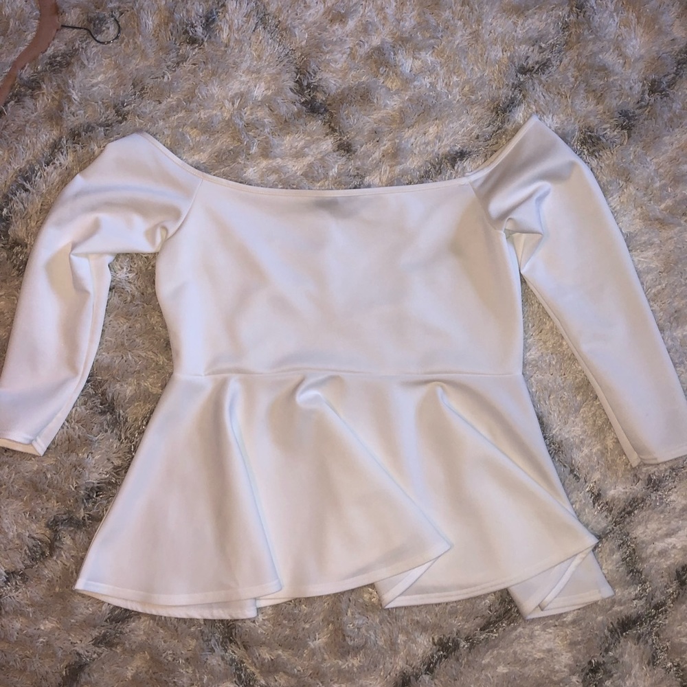Missguided peplum top